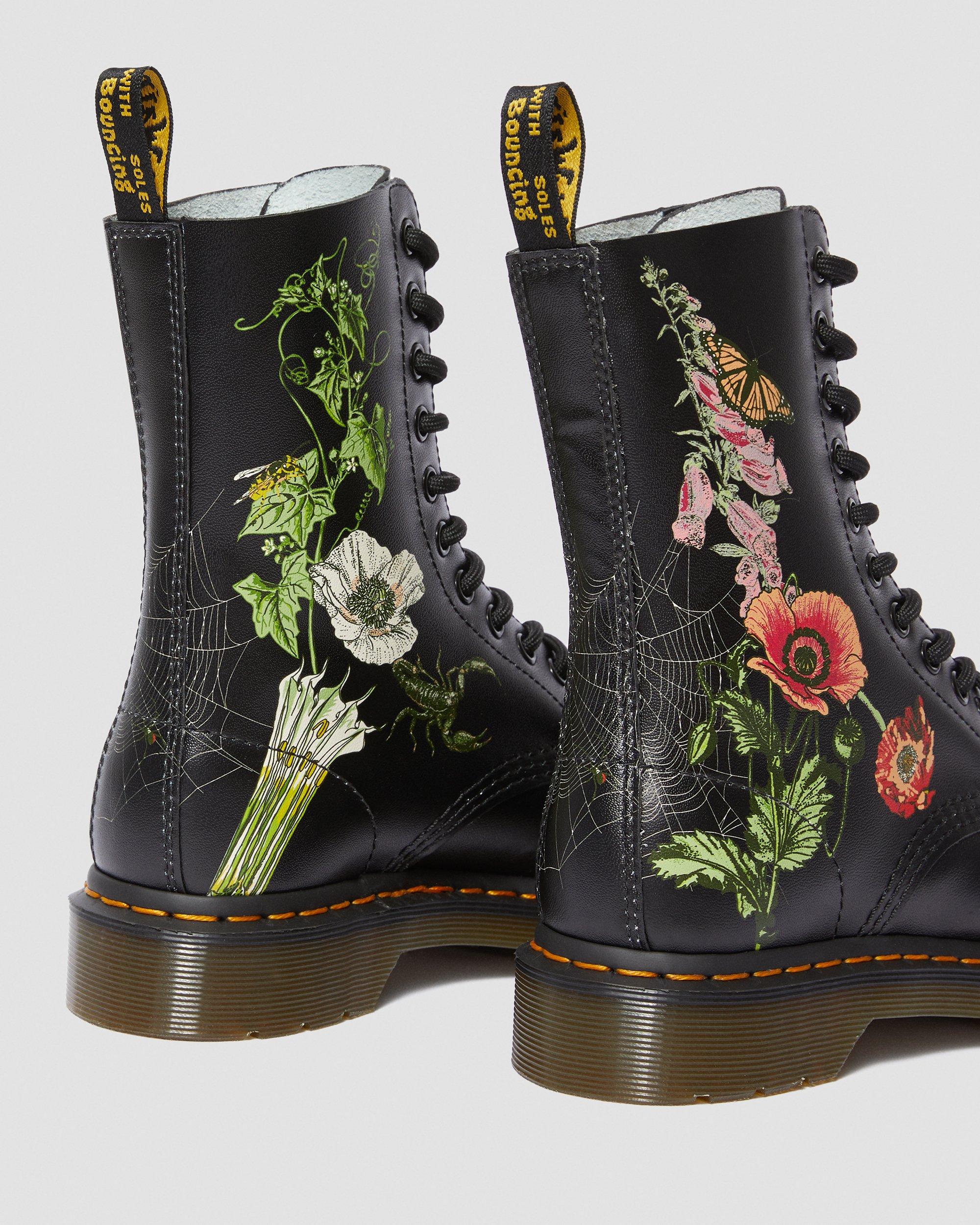 1490 WILD BOTANICS FLORAL HIGH BOOTS in Multi