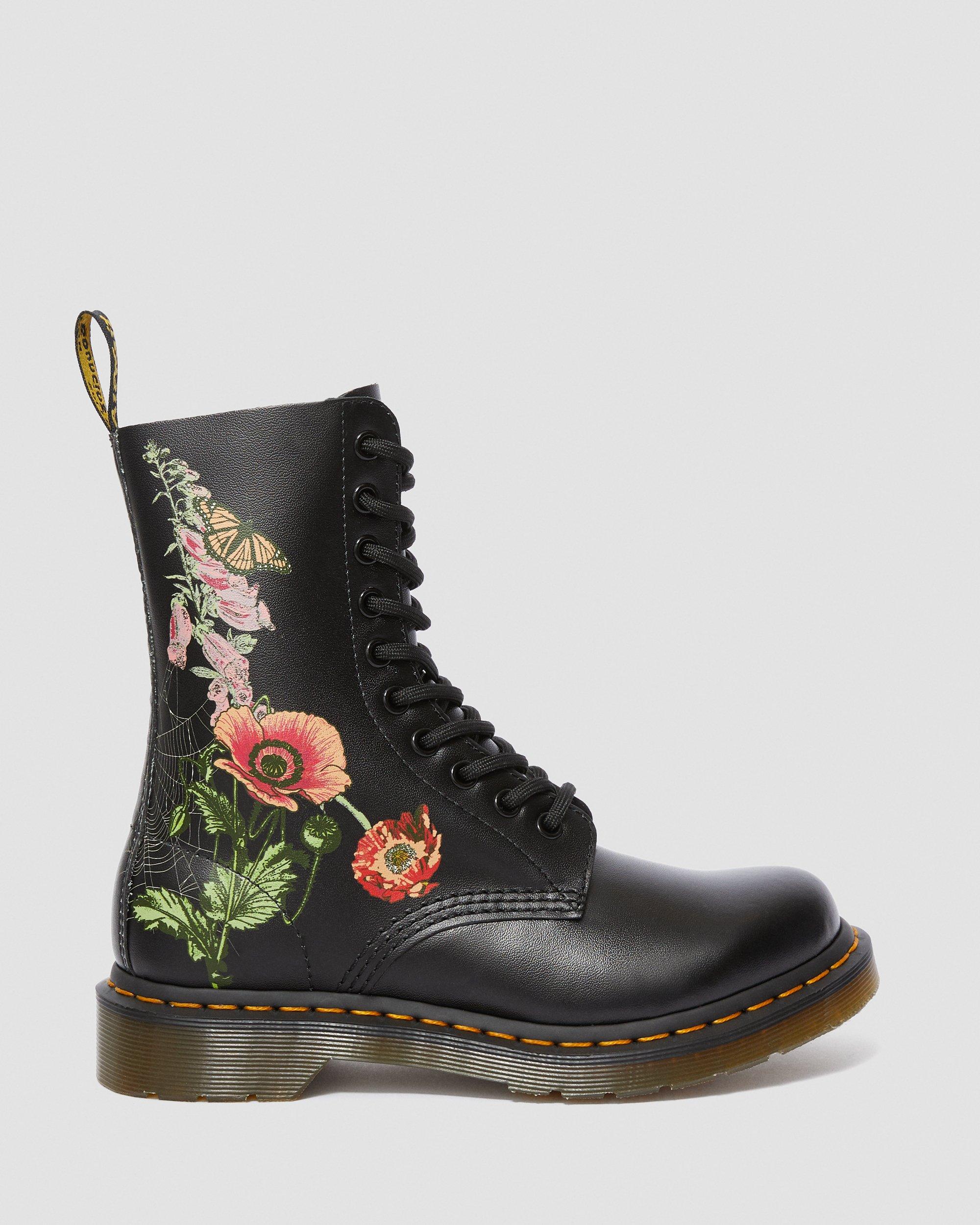 1490 WILD BOTANICS FLORAL HIGH BOOTS in Multi