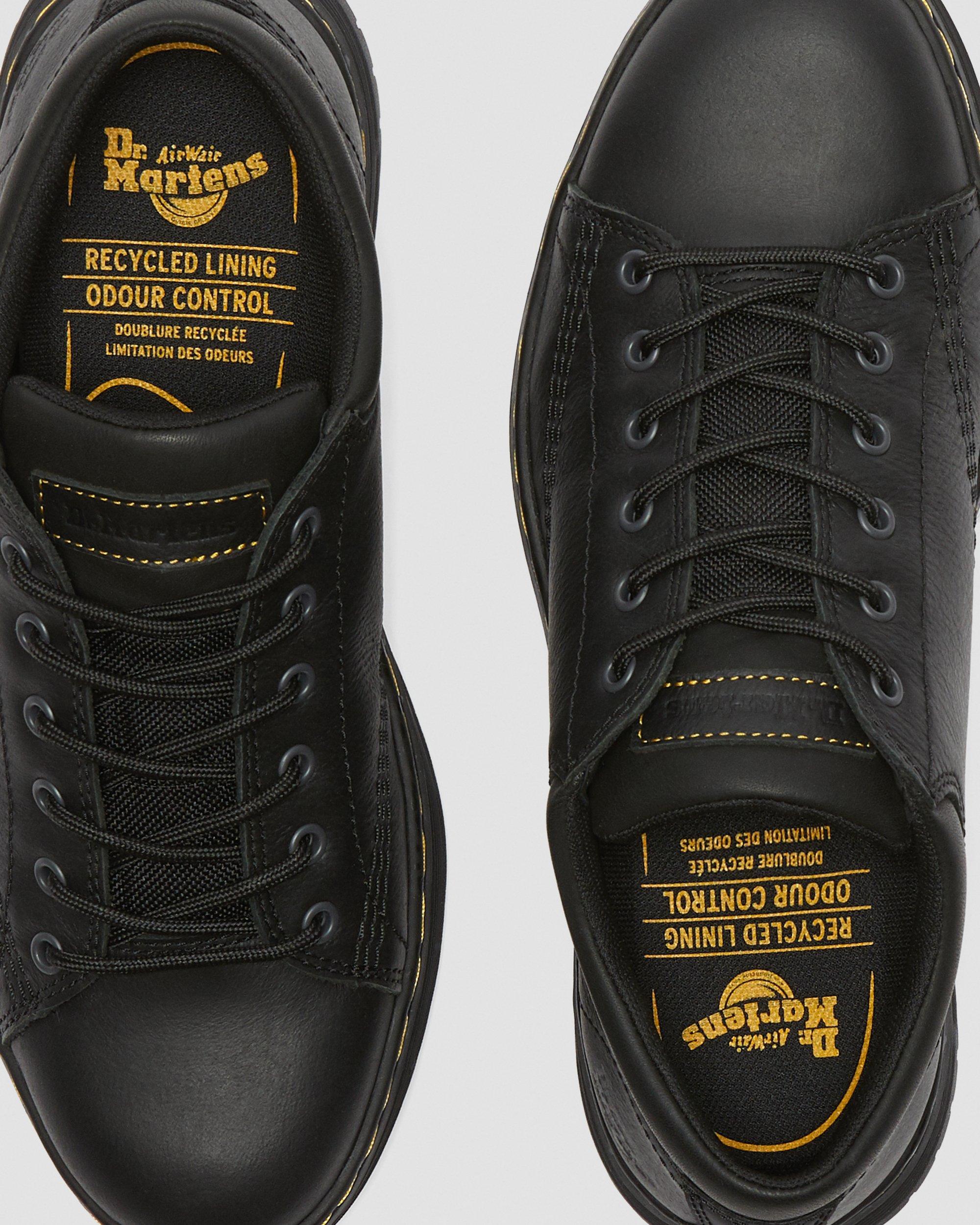 MALTBY SLIP RESISTANT LEATHER LACE UP SHOES in Black | Dr  display picture 2