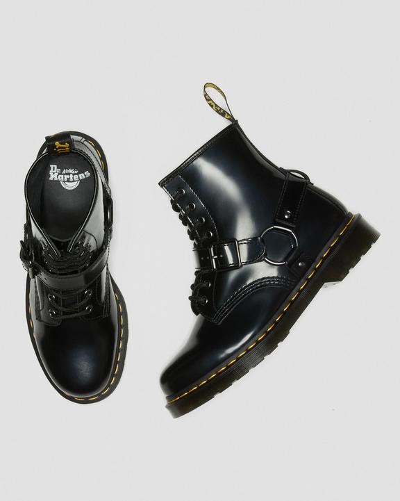 1460 HARNESS LEATHER ANKLE BOOTS in Black | Dr. Martens 1460 HARNESS LEATHER ANKLE BOOTS in Black | Dr. Martens