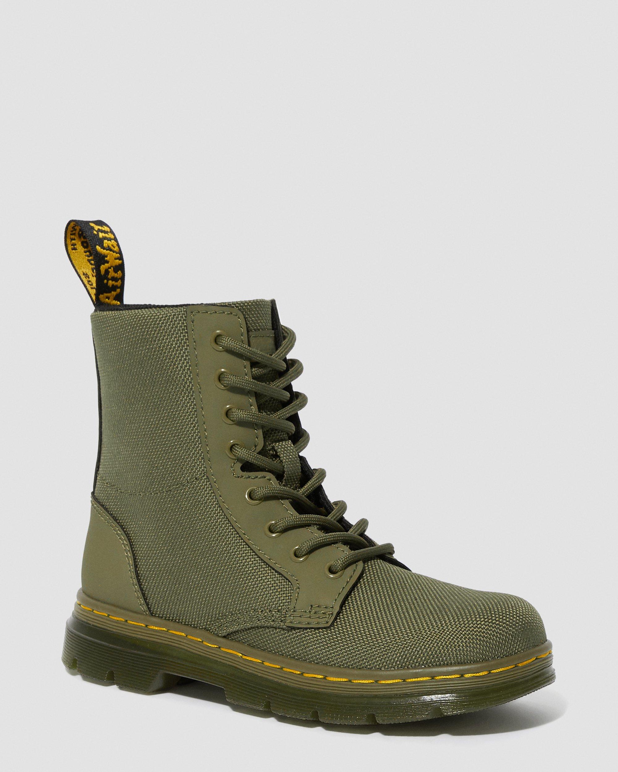 Junior Combs Extra Tough Poly Casual Boots in DMS OLIVE | Dr. Martens™