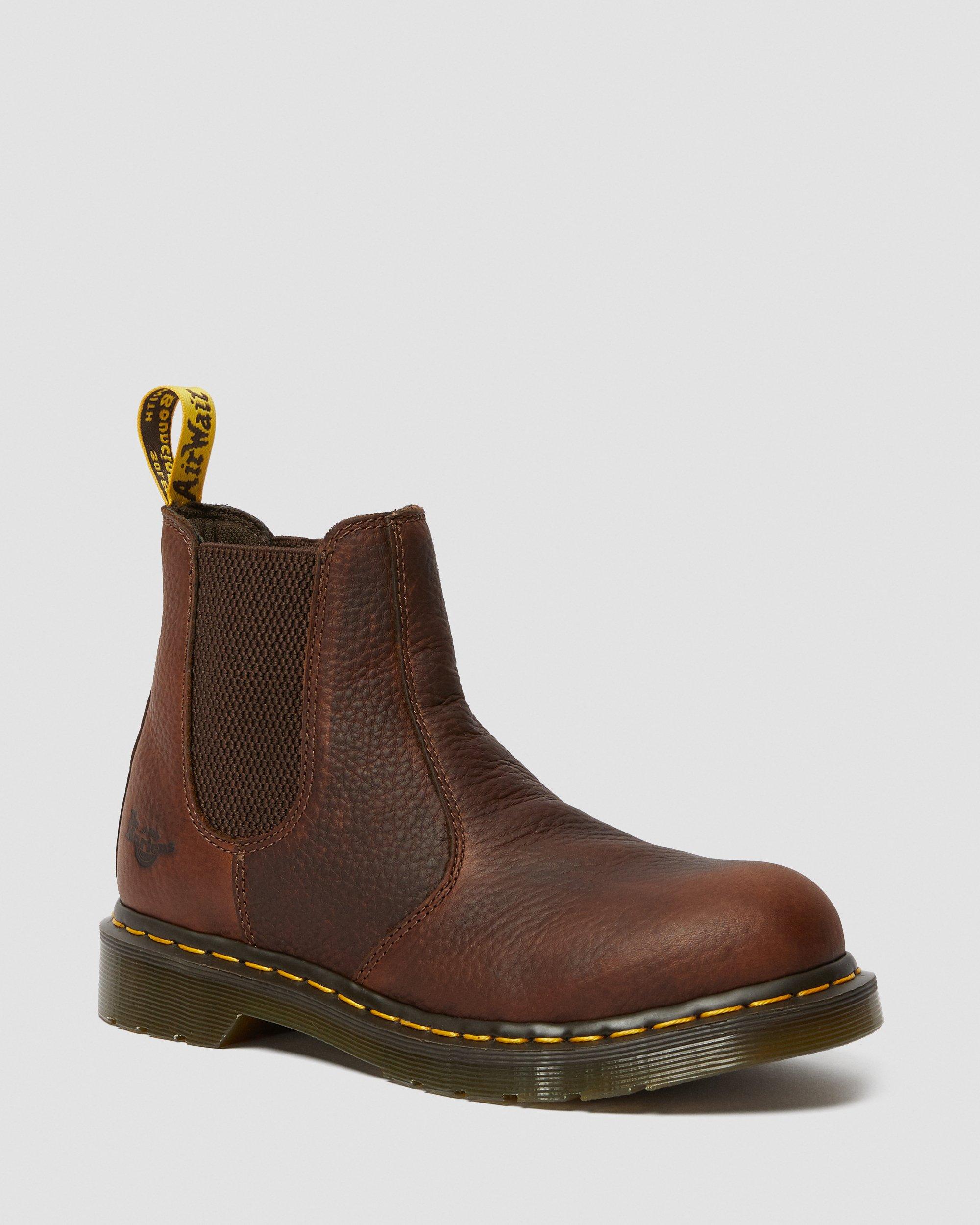 ARBOR WOMENS STEEL TOE BOOTS in TEAK | Dr. Martens™