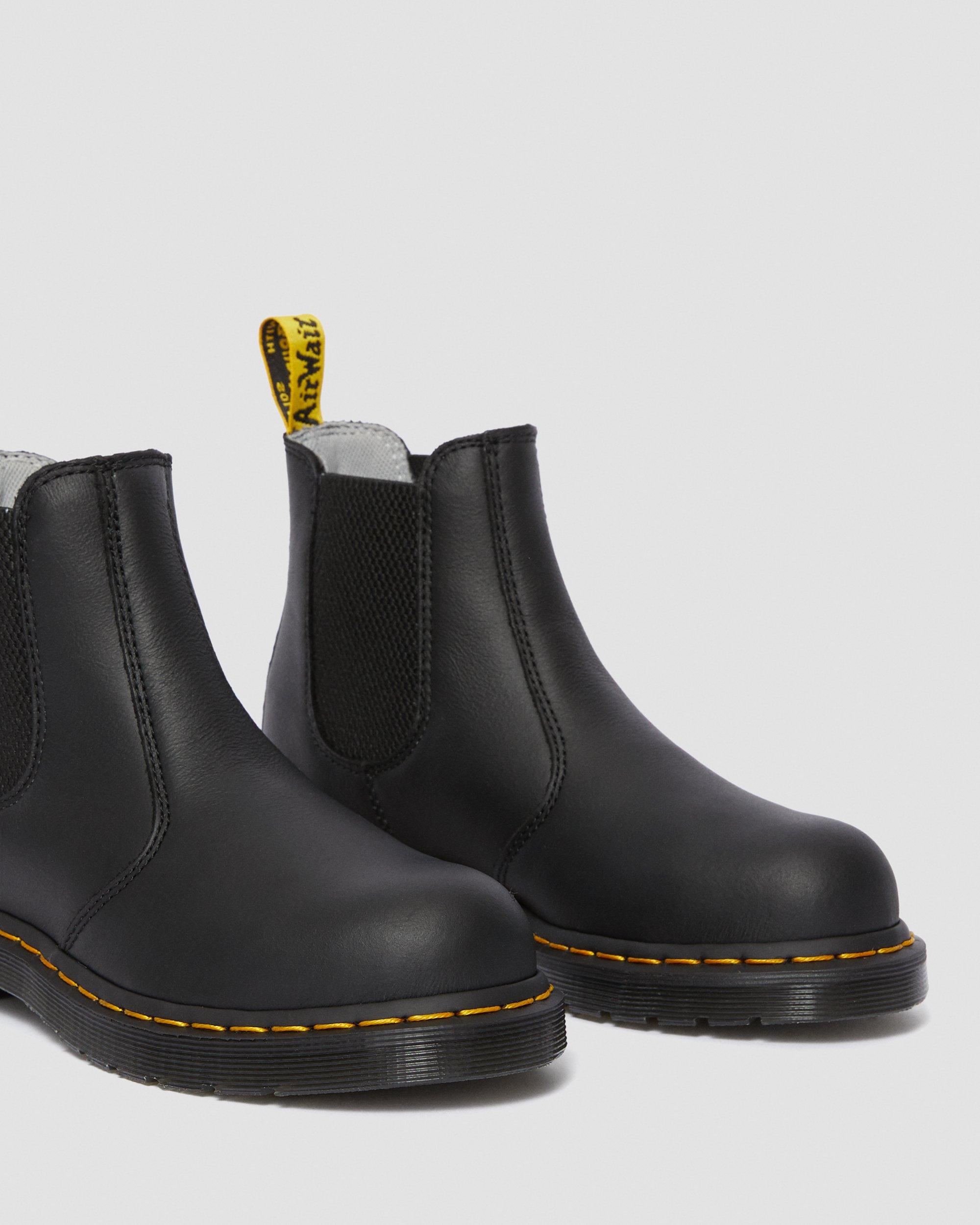Arbor Women's Newark Steel Toe Work Boots in BLACK | Dr. Martens™