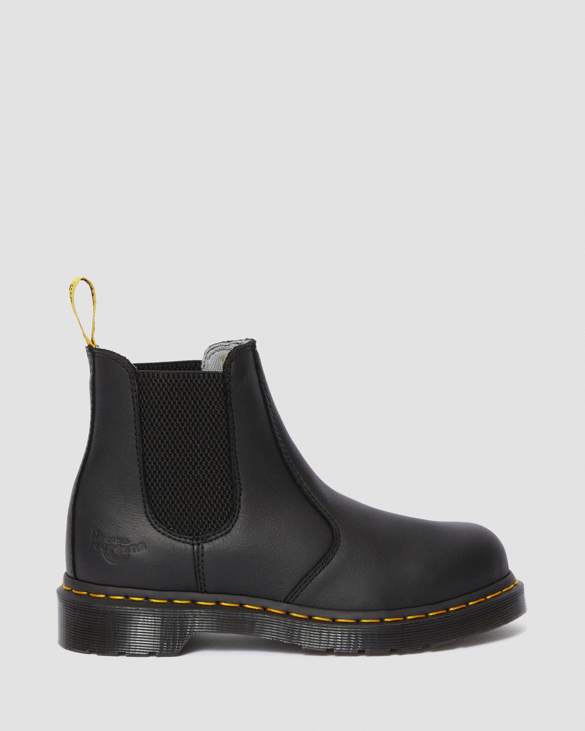 ARBOR WOMENS STEEL TOE BOOTS in Black | Dr. Martens