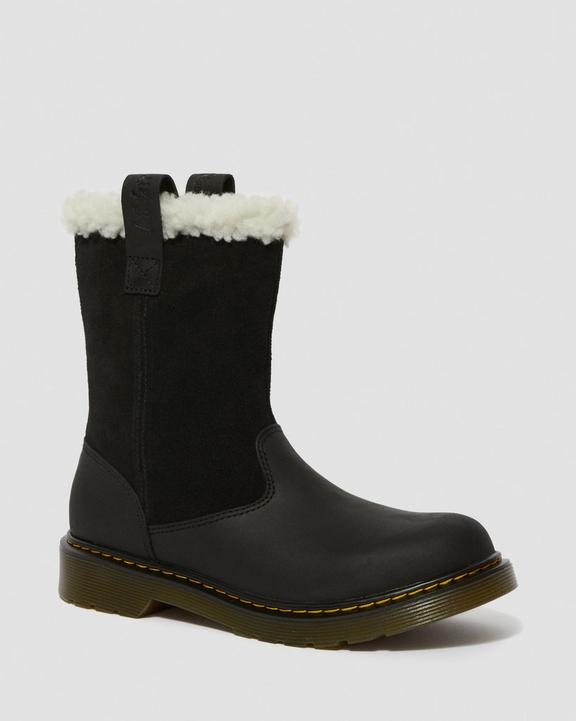 JUNEY YOUTH FAUX FUR LINED HIGH BOOTS Dr. Martens