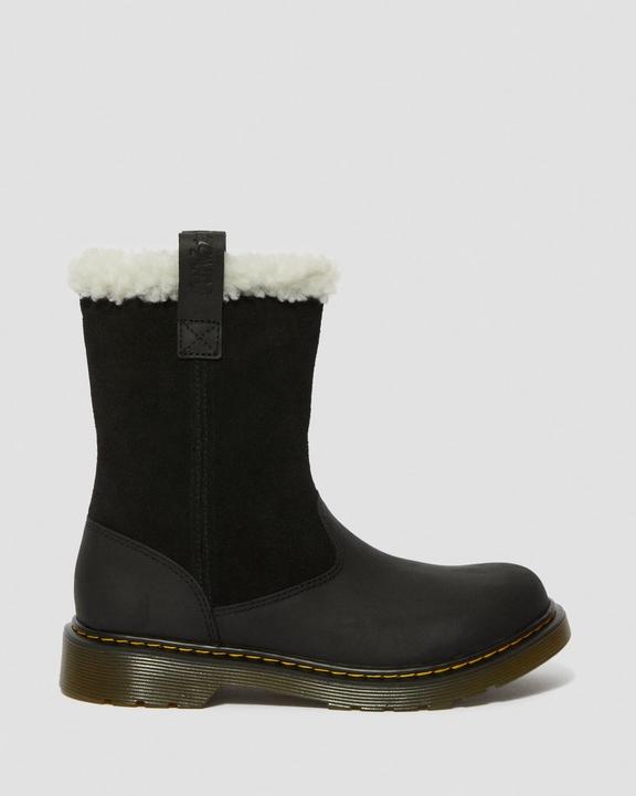 Youth Juney Faux Fur Lined Boots Dr. Martens