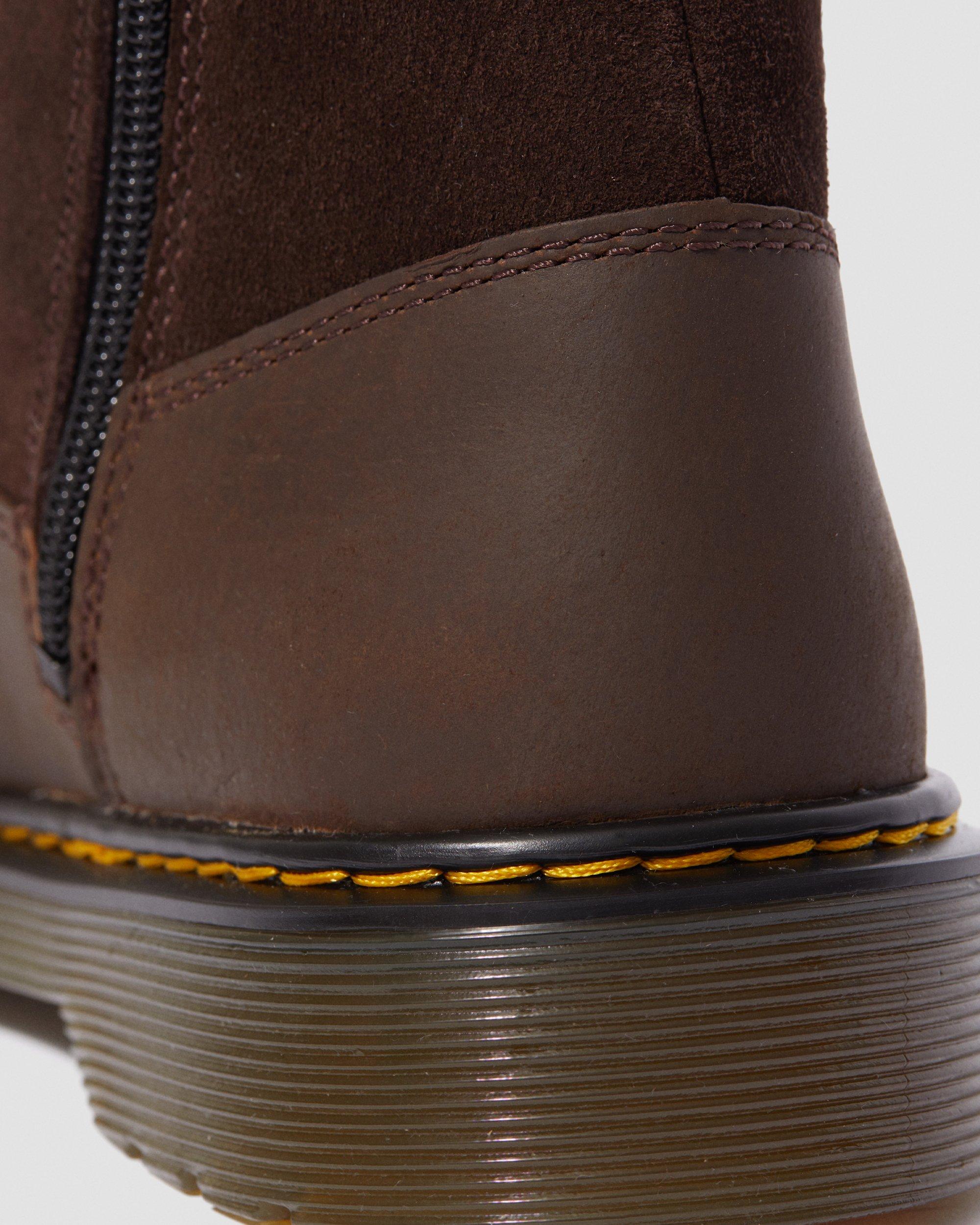 Bottines Dr Martens Juney J Cuir Noir - Fille Pointure UK 3 - Très Bon état