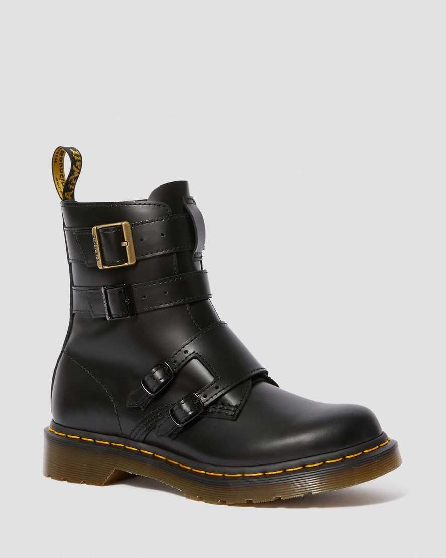 BLAKE II LEATHER BUCKLE BOOTS | Dr Martens