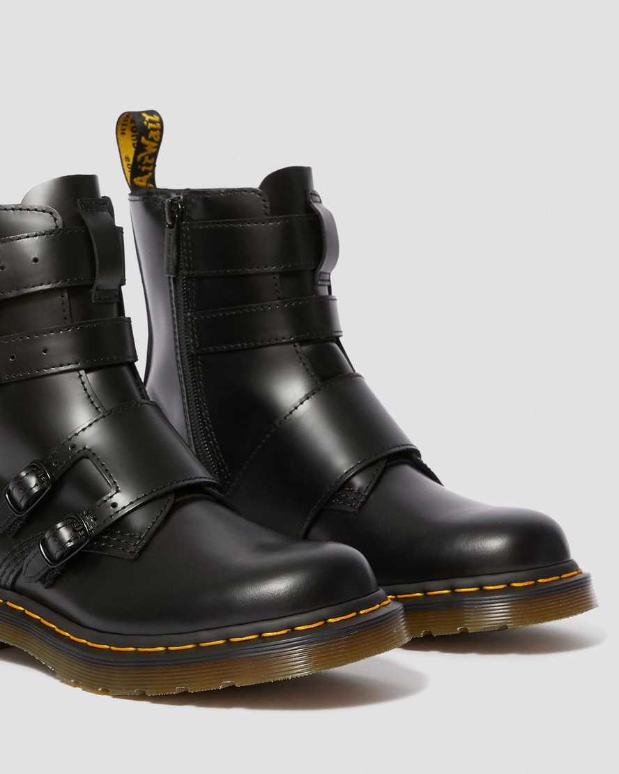 BLAKE II LEATHER BUCKLE BOOTS | Dr Martens