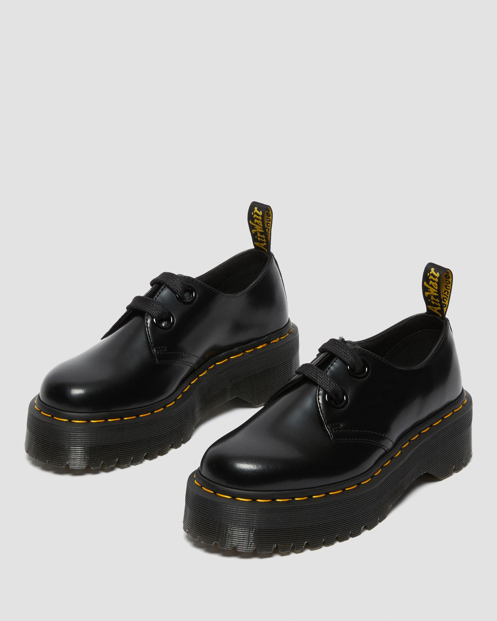 Holly Women's Leather Platform Shoes | Dr. Martens