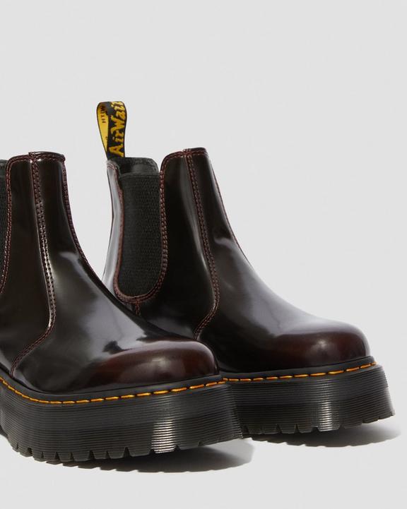 2976 Arcadia Platform Chelsea Boots in Cherry Red Arcadia 2976 Arcadia Platform Chelsea Boots in Cherry Red Arcadia