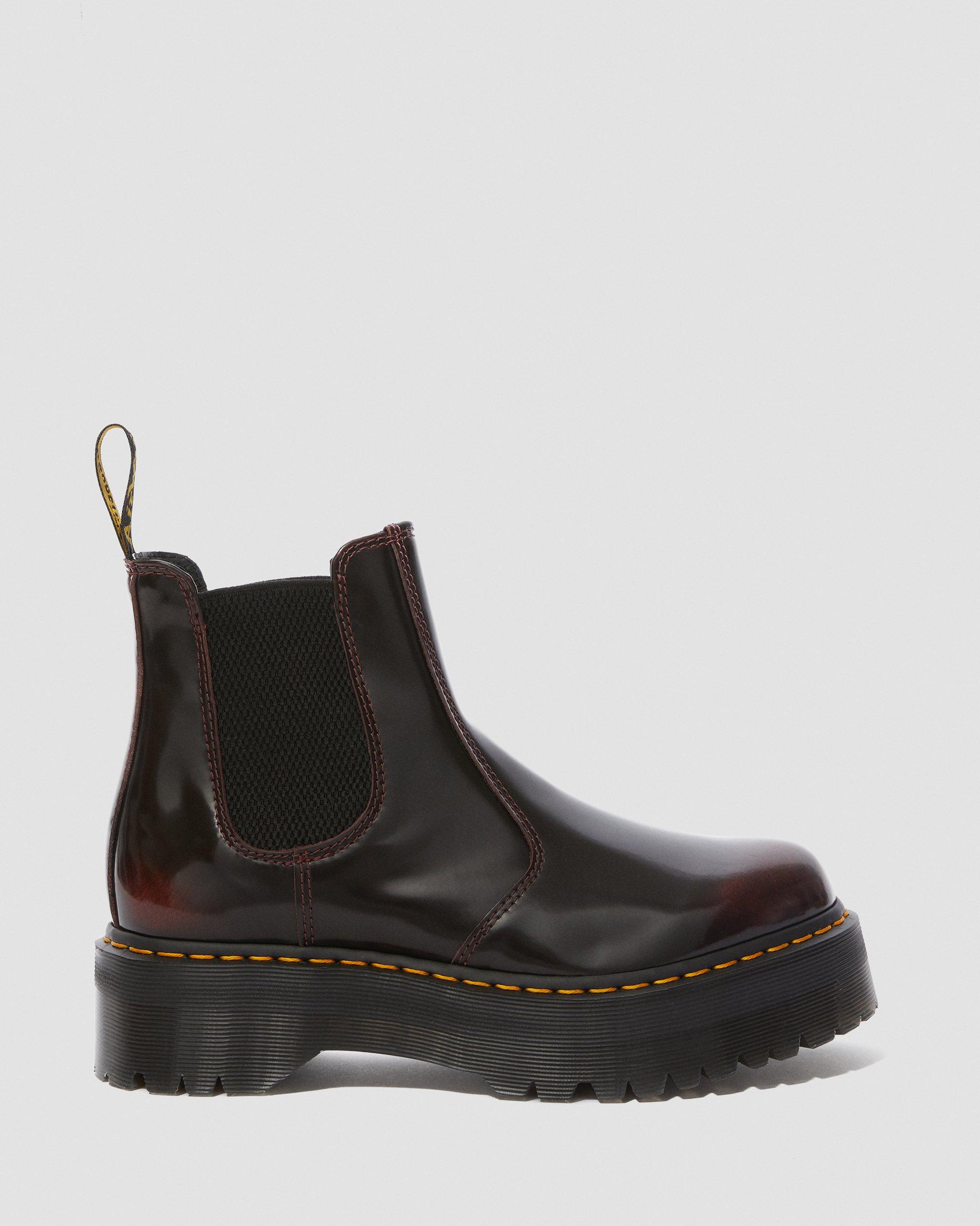 2976 Arcadia Platform Chelsea Boots in Cherry Red Arcadia | Dr 