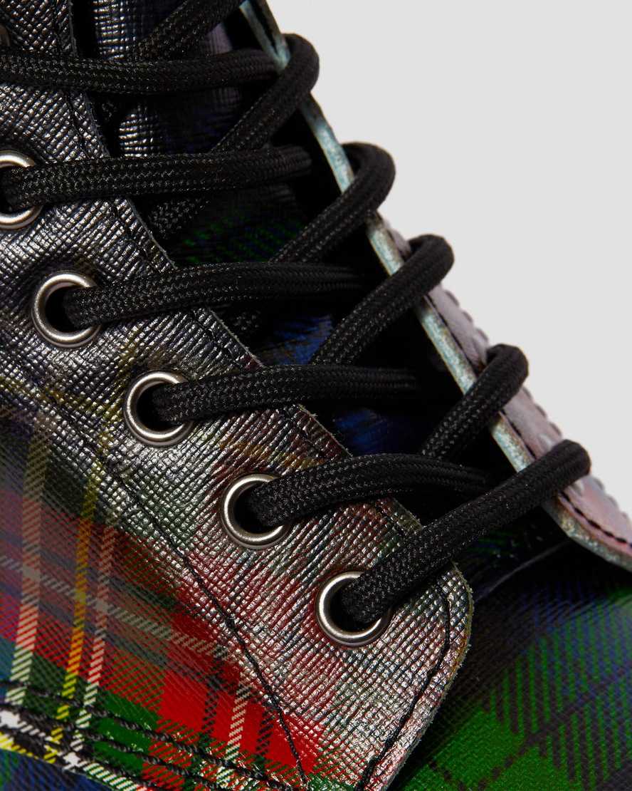 1460 Tartan Leather Lace Up Boots | Dr Martens