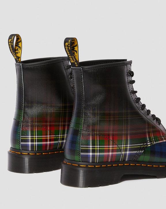 1460 Tartan Leather Lace Up Boots Dr. Martens