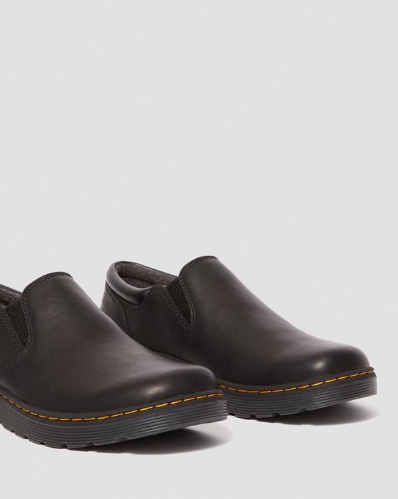 Tipton Leather Slip On Shoes Dr. Martens