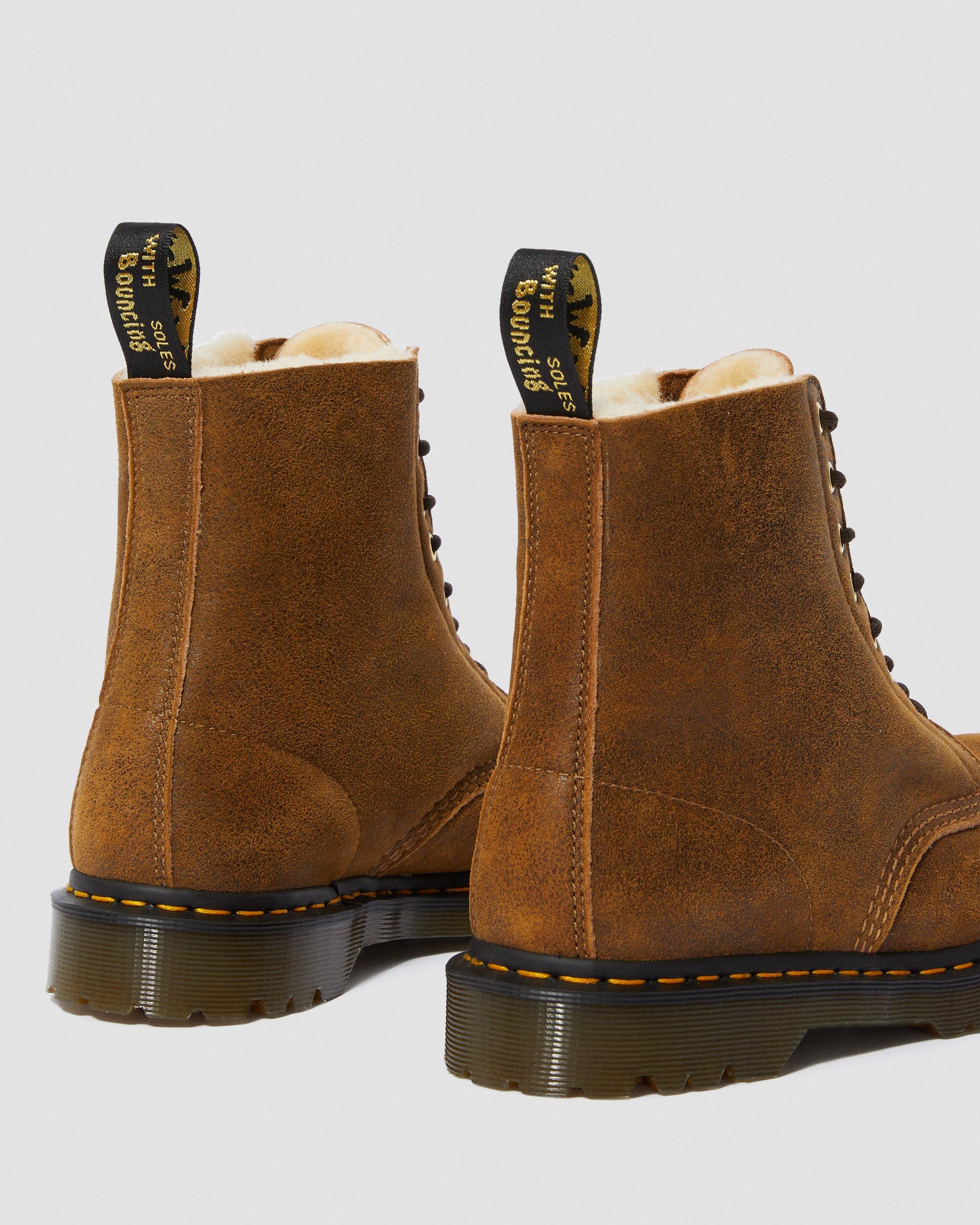 1460 PASCAL SHEARLING ANKLE BOOTS