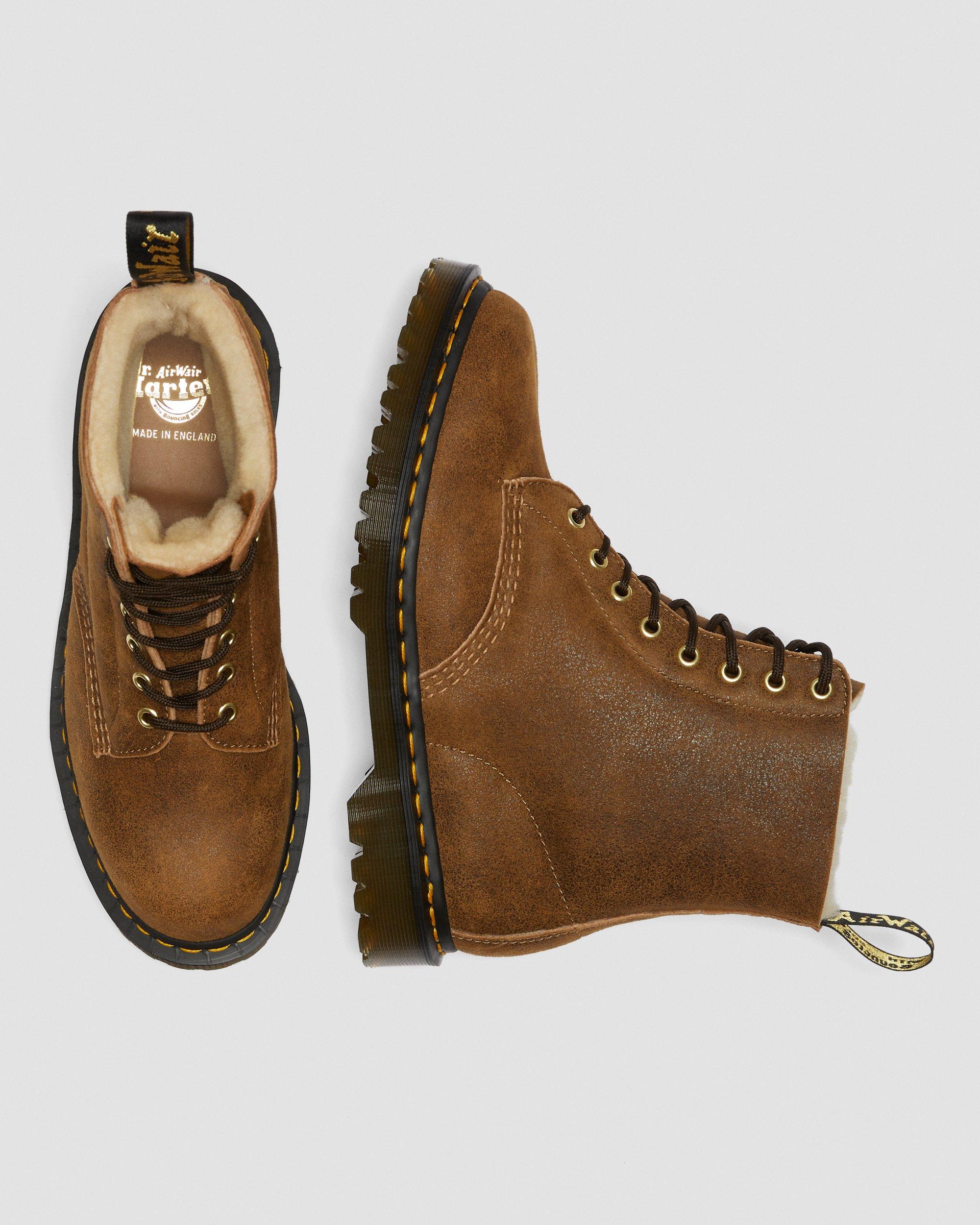 1460 PASCAL SHEARLING ANKLE BOOTS