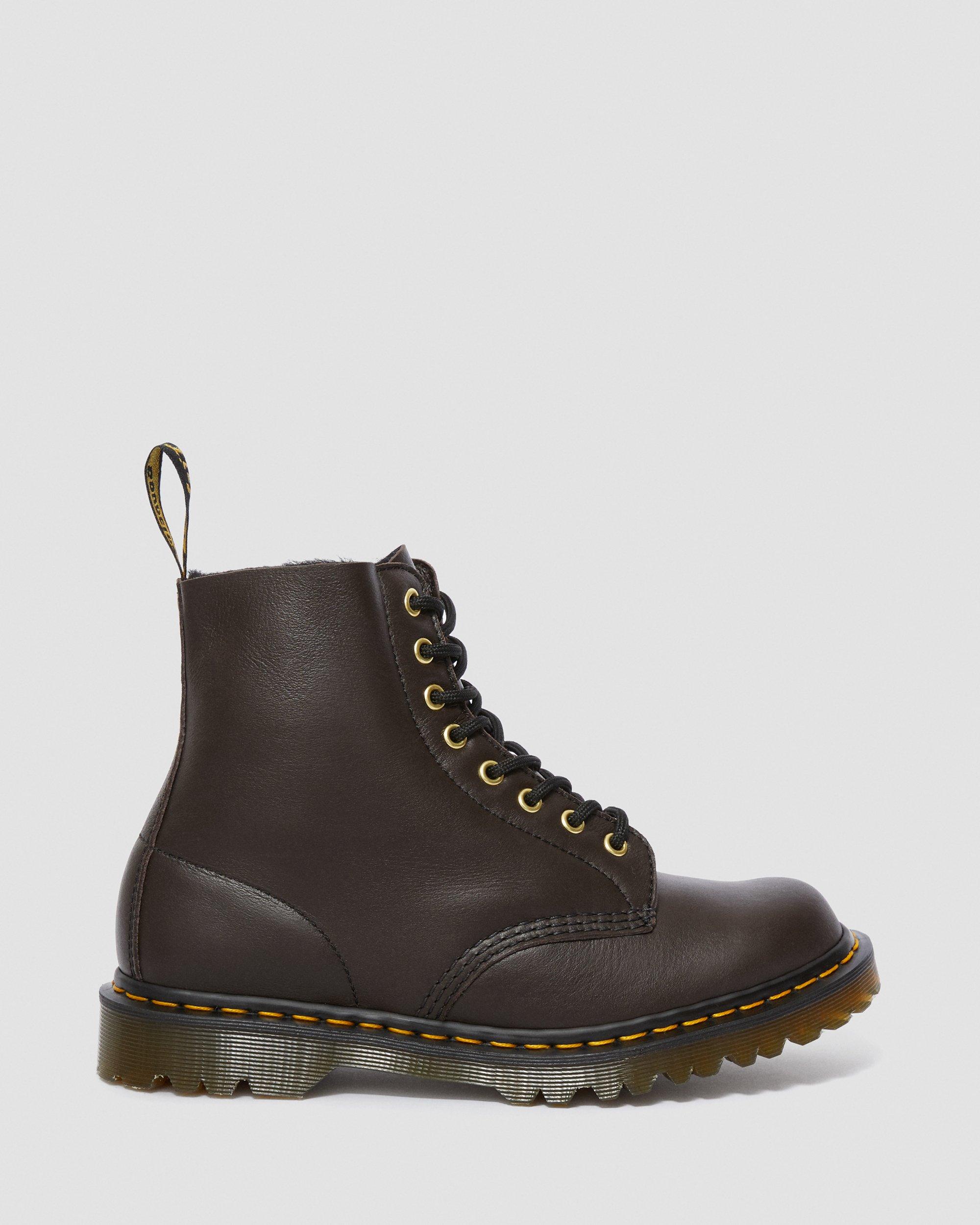 1460 PASCAL SHEARLING ANKLE BOOTS in Black | Dr. Martens