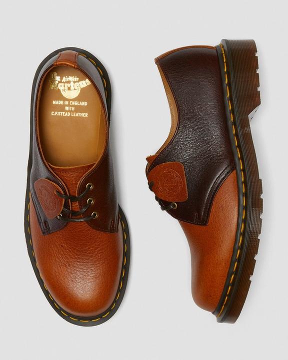 Zapatos de piel bitonales 1461 Kudu Made in England Dr. Martens