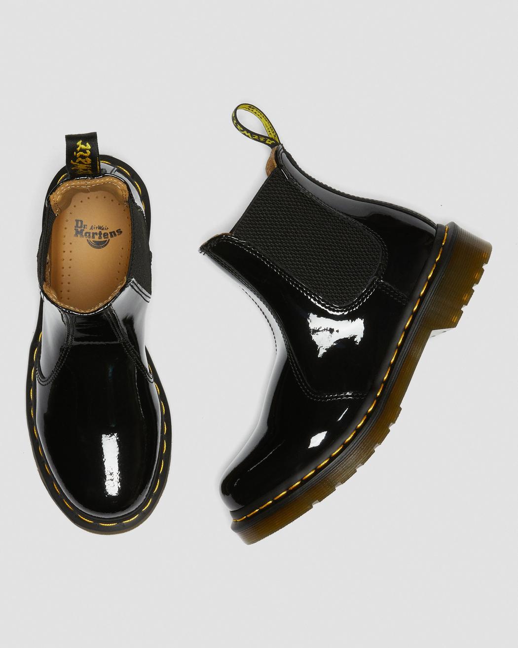 2976 PATENT LEATHER CHELSEA BOOTS | Dr. Martens