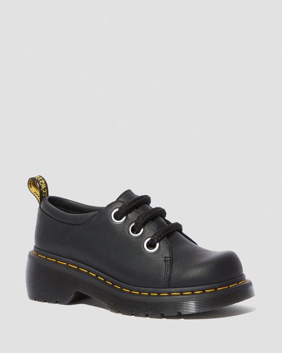 CRANFORD LEATHER LACE UP HEELED SHOES Dr. Martens