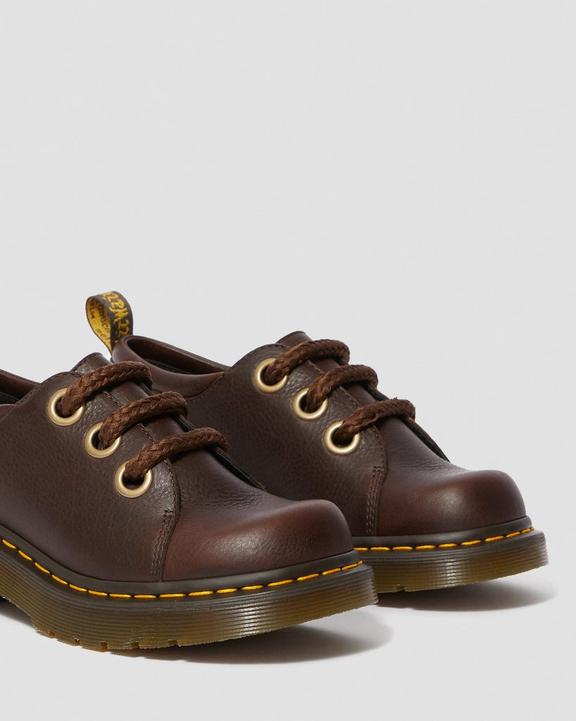 CRANFORD LEATHER LACE UP HEELED SHOES Dr. Martens