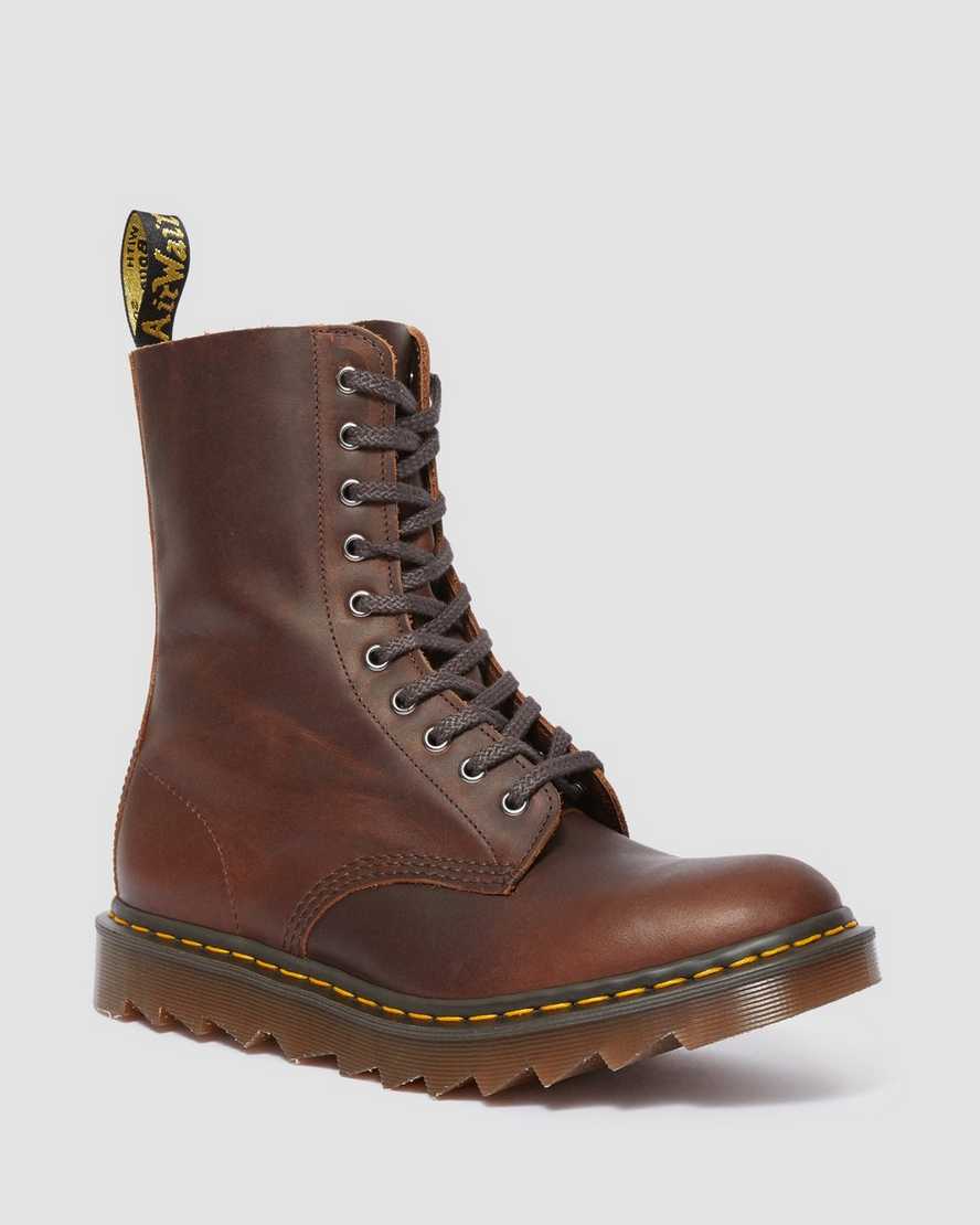 1490 RIPPLE LEATHER HIGH BOOTS | Dr Martens