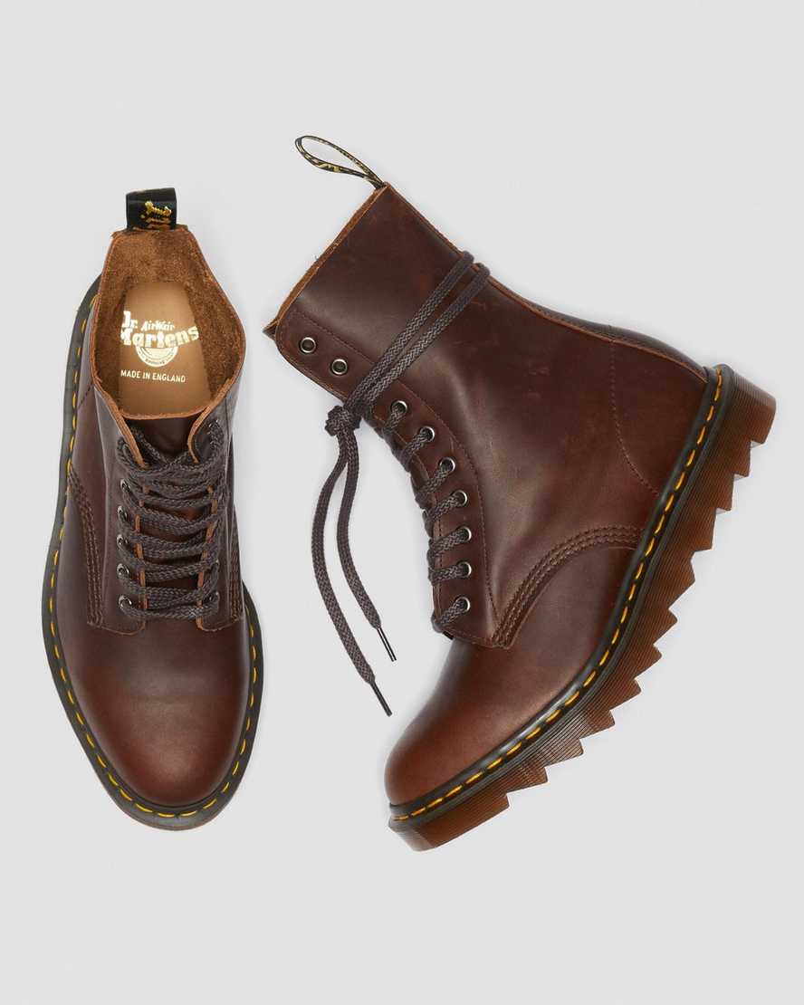 1490 RIPPLE LEATHER HIGH BOOTS | Dr Martens