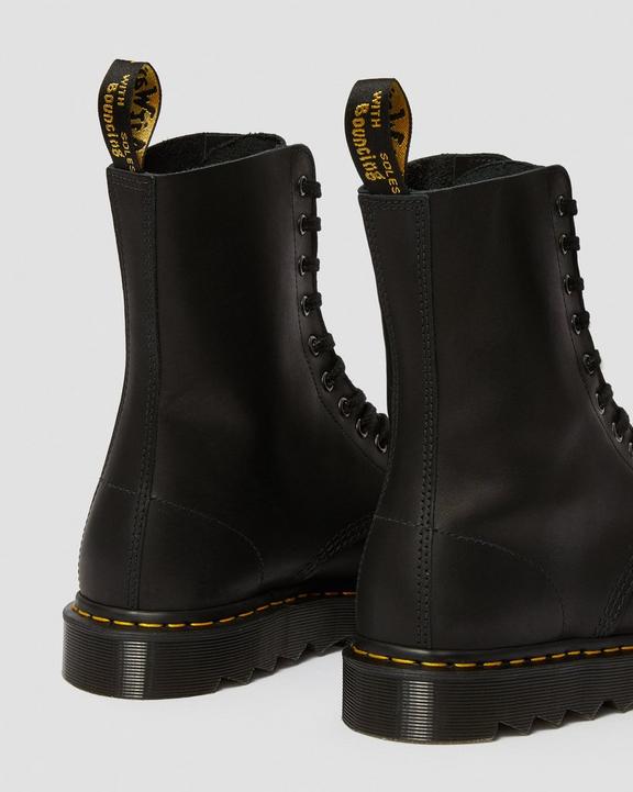 1490 RIPPLE LEATHER HIGH BOOTS Dr. Martens