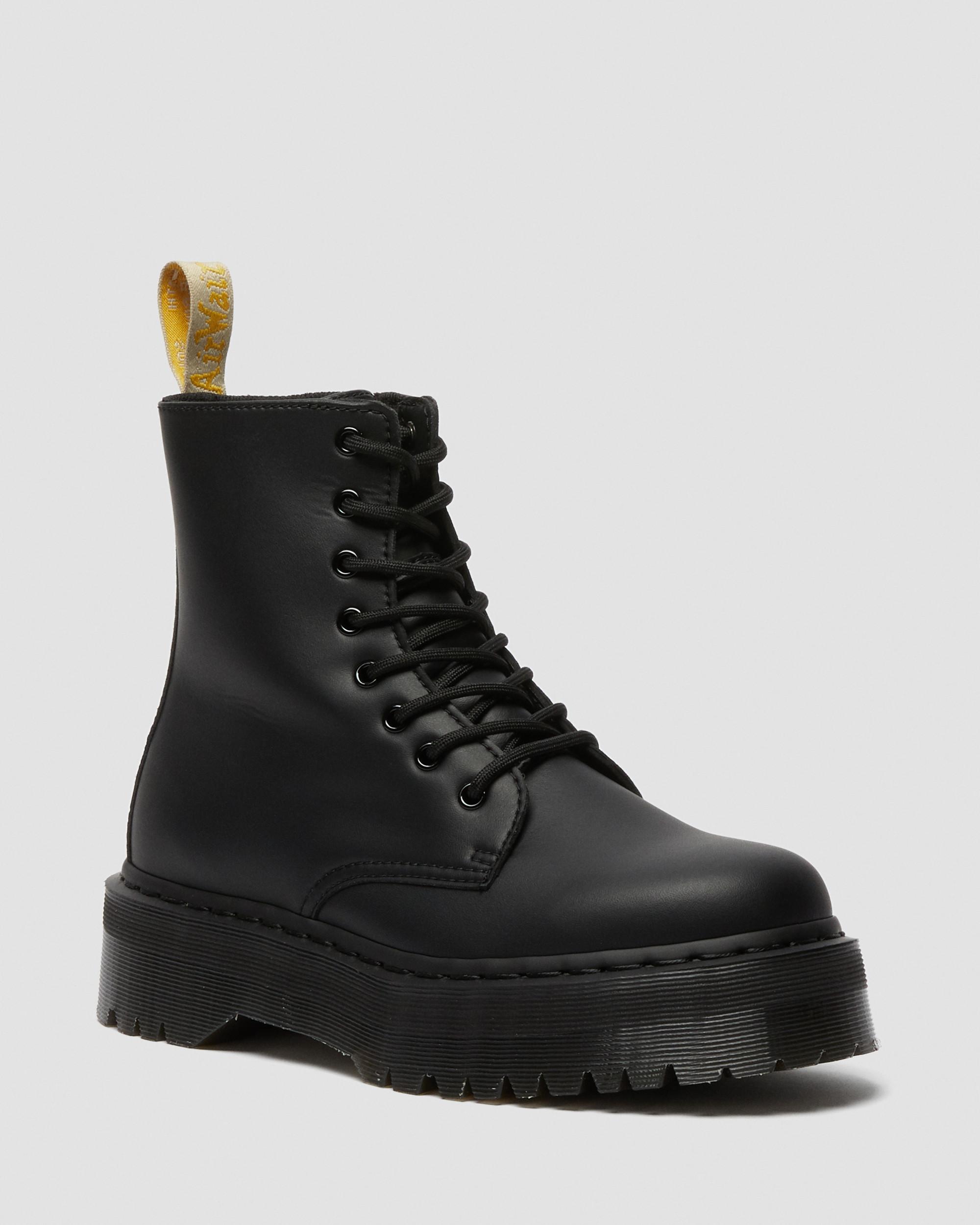 Waterproof platform snow boots vegan D.Franklin DFSH370004 Black