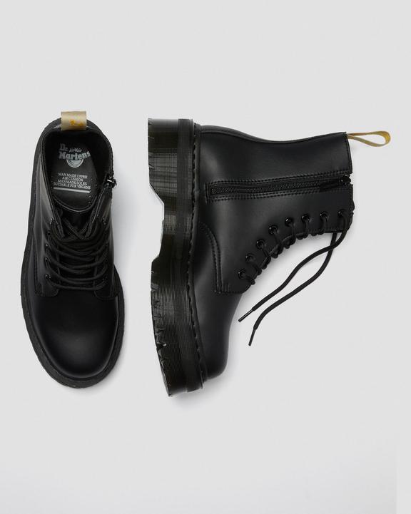 Vegan Jadon II Boot Mono Platforms in Black | Dr. Martens Vegan Jadon II Boot Mono Platforms in Black | Dr. Martens