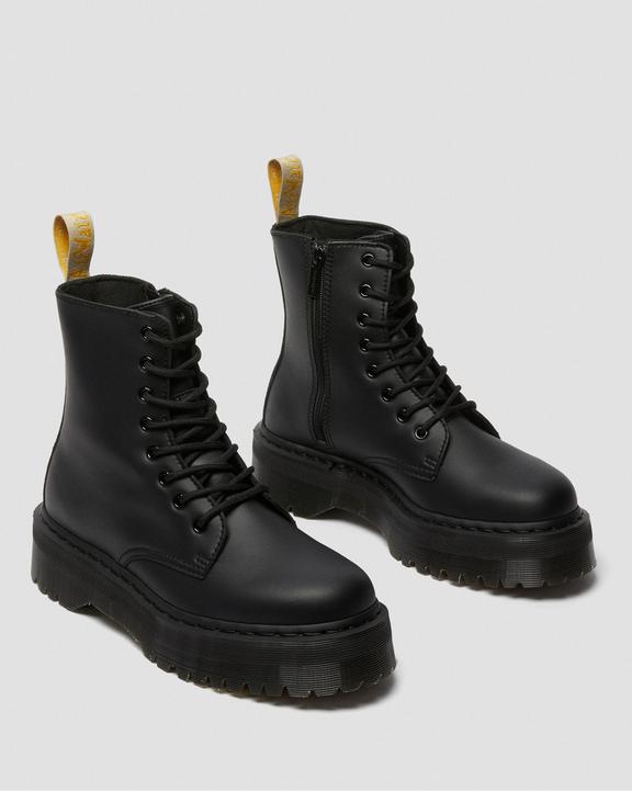 Vegan Jadon II Boot Mono Platforms in Black | Dr. Martens Vegan Jadon II Boot Mono Platforms in Black | Dr. Martens