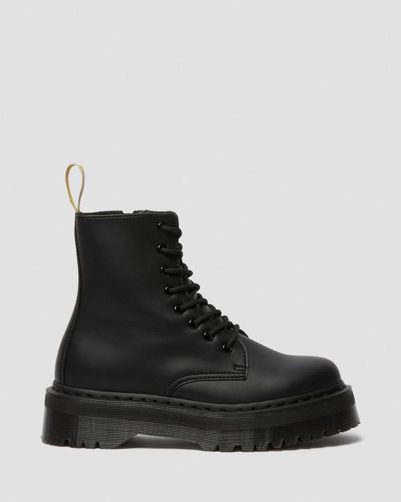 Vegan Jadon II Boot Mono Platforms in Black | Dr. Martens Vegan Jadon II Boot Mono Platforms in Black | Dr. Martens