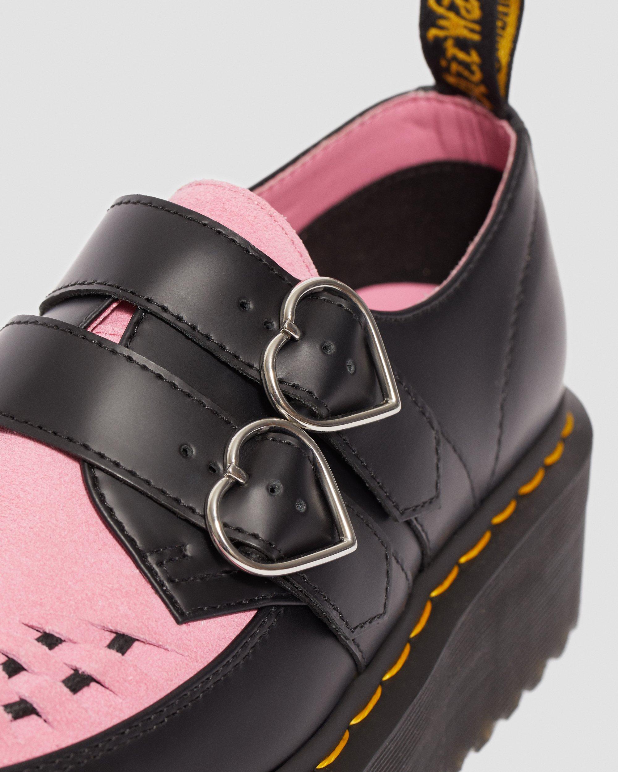 Lazy Oaf Buckle Creeper in BLACK + PINK | Dr. Martens™