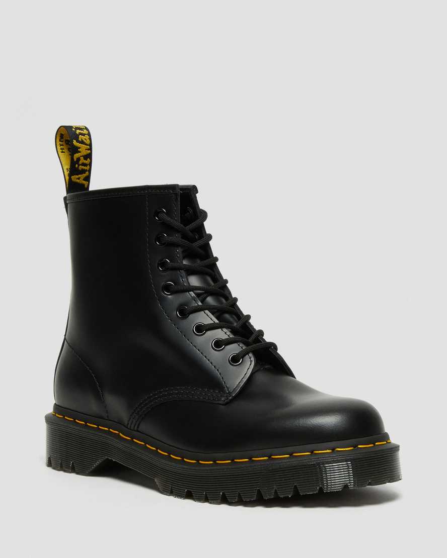 1460 Bex Smooth Leather Platform Boots Black1460 Bex Smooth Leren Laarzen Dr. Martens