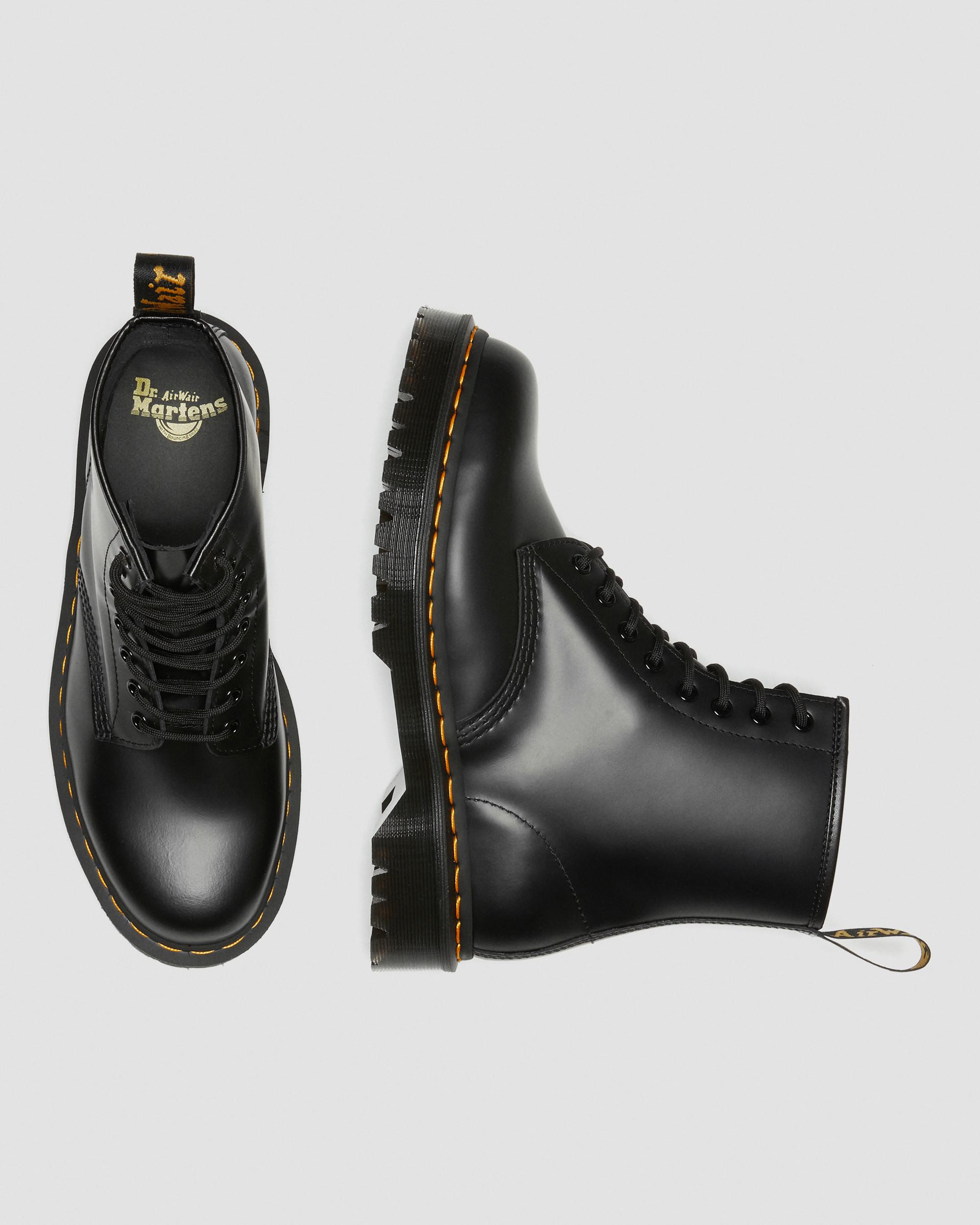 1460 Bex Smooth Leather Lace Up Boots in Black | Dr. Martens