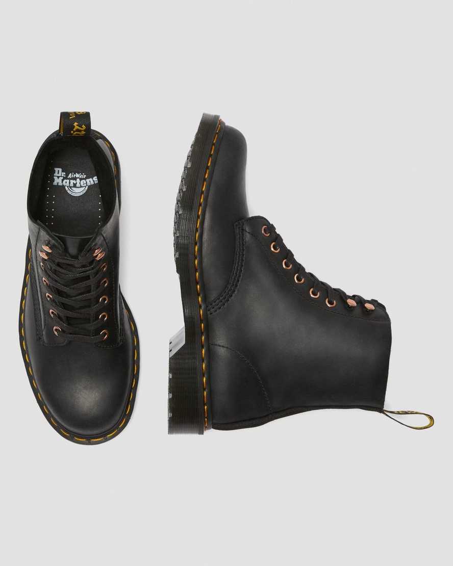 1460 PASCAL BLACK1460 PASCAL LEATHER ANKLE BOOTS Dr. Martens