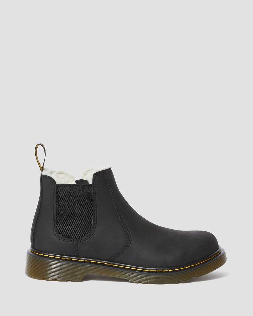 Youth Fur-Lined 2976 Leonore Chelsea Boots | Dr Martens