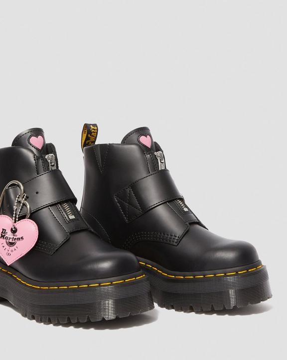 Lazy Oaf Buckle Boot in Black | Dr. Martens Lazy Oaf Buckle Boot in Black | Dr. Martens