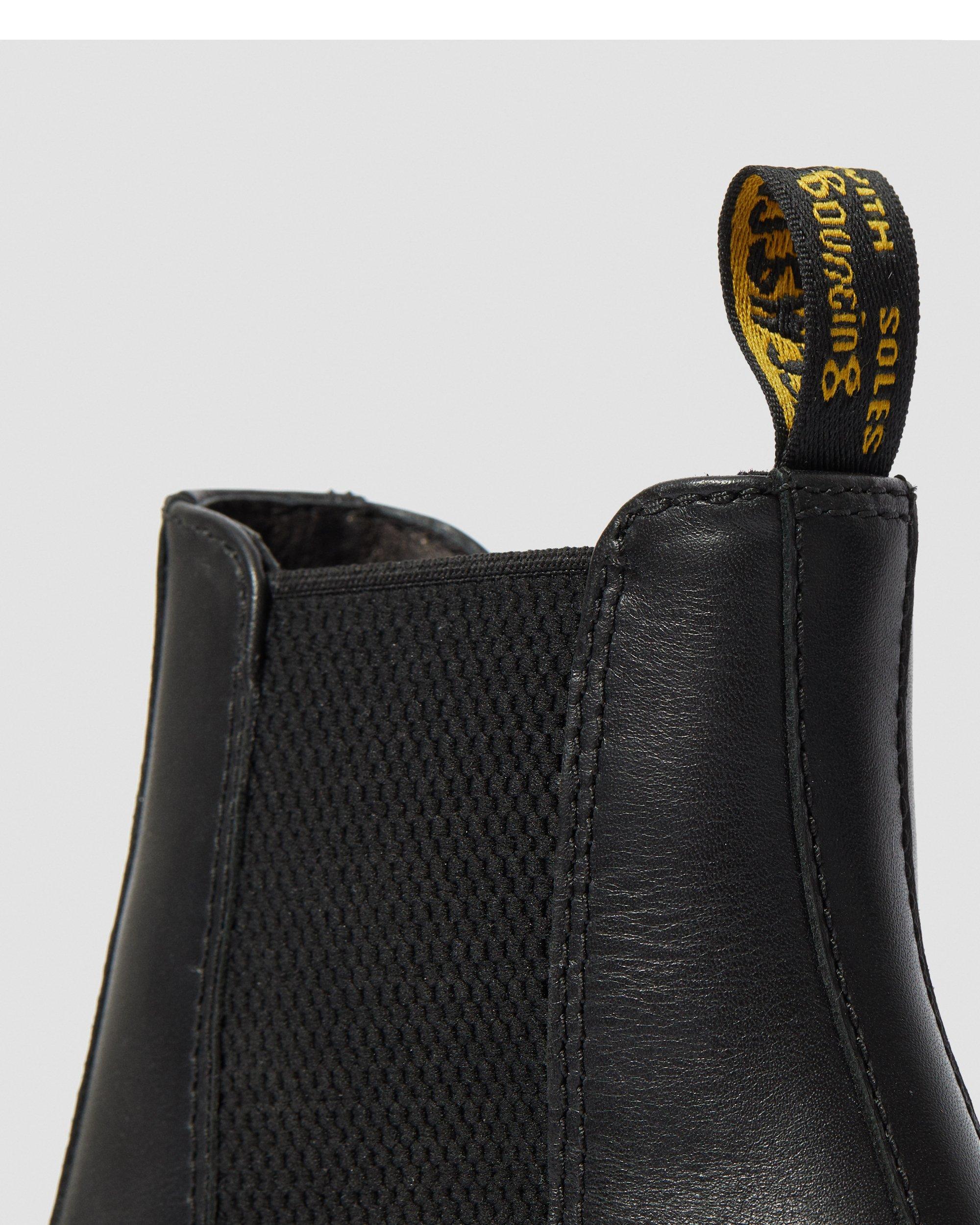 CADENCE LEATHER HEELED CHELSEA BOOTS in BLACK | Dr. Martens™