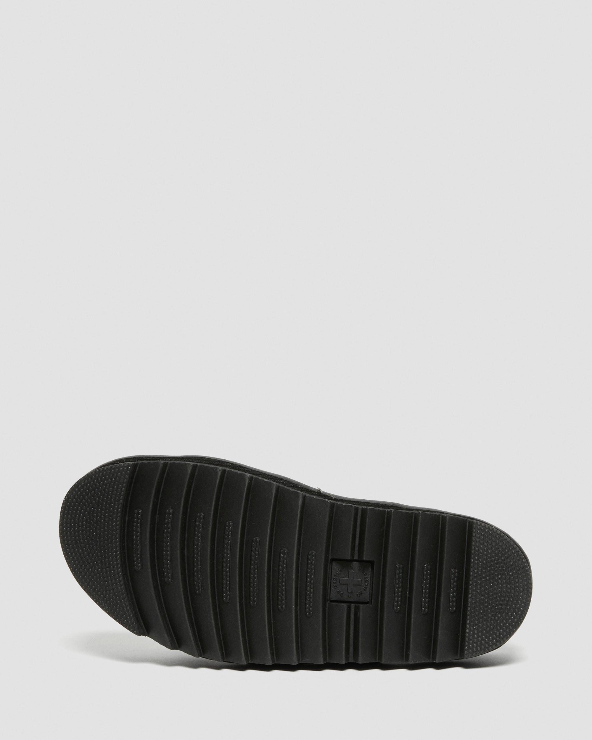 BLAIRE SLIDE LEATHER SANDALS