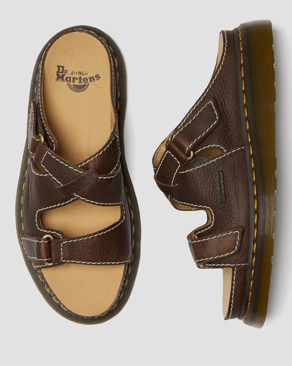 Bradfield Rugged Leather Strap Sandals Dr. Martens