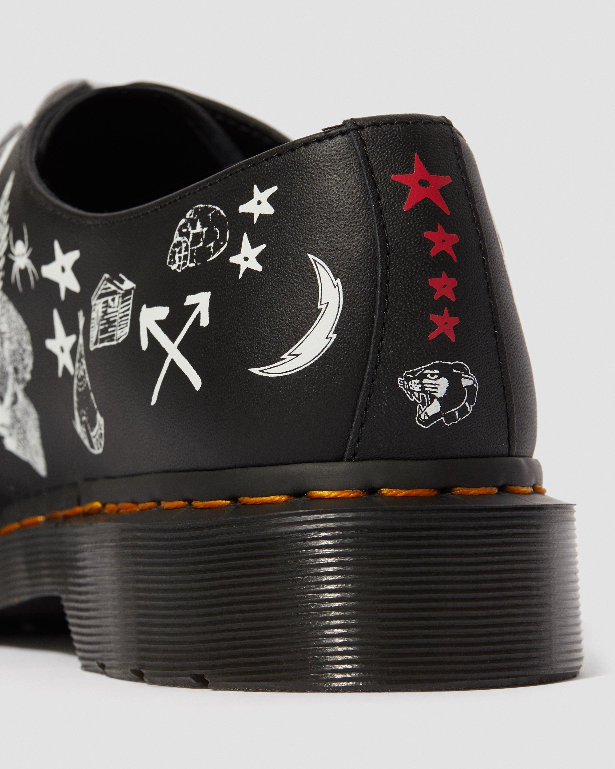 Dr. Martens 3ホール　1461 Reworked Rebel 1461 REBEL in BLACK+MULTI | Dr. Martens™