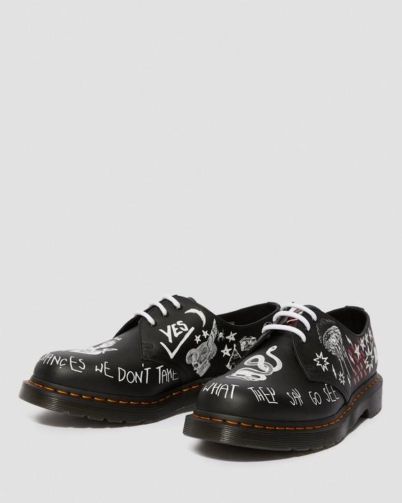 1461 Rebel Leather Printed Oxford Shoes | Dr. Martens