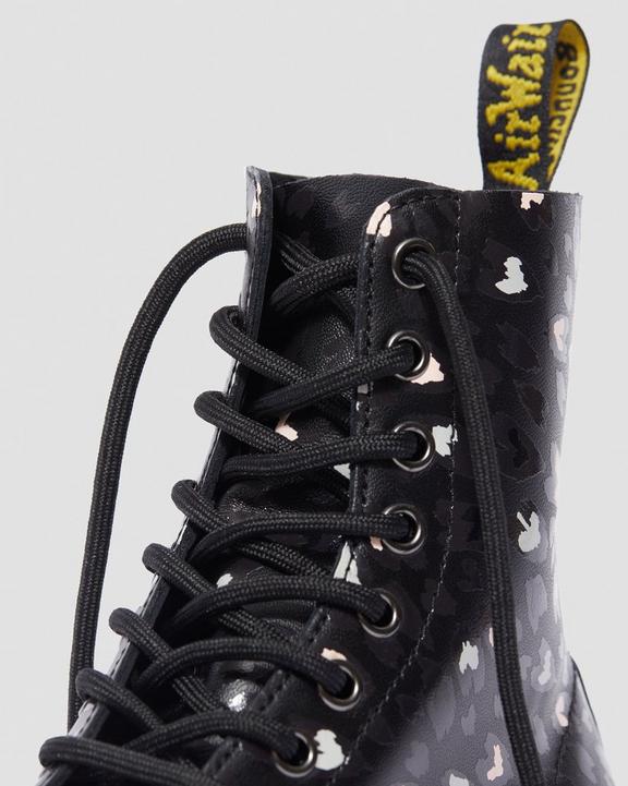 1460 Pascal Leather Wild Heart Printed Lace Up Boots Dr. Martens