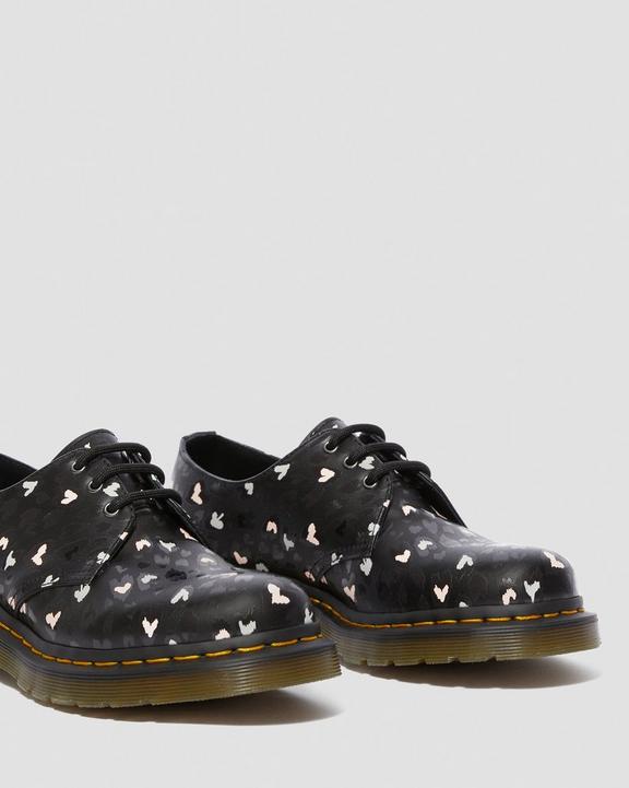 1461 Leather Wild Heart Printed Oxford Shoes Dr. Martens