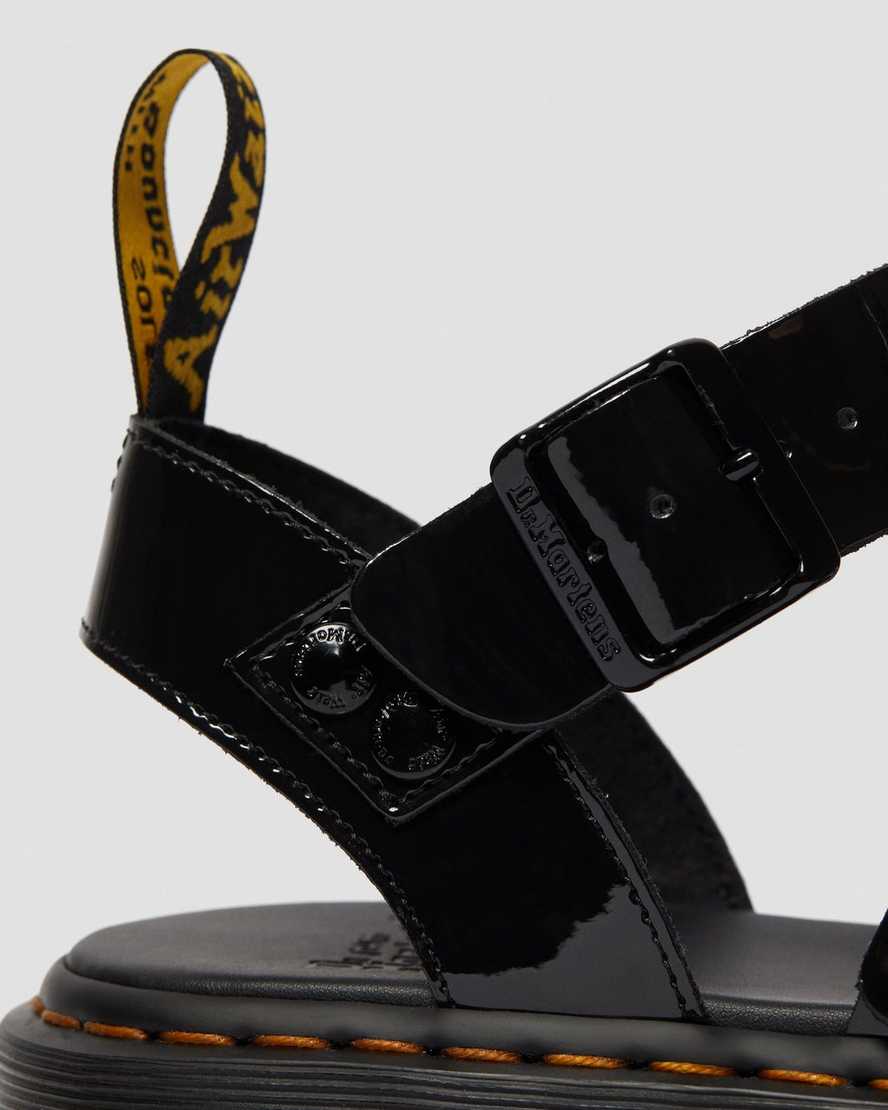 Gryphon Patent Leather Gladiator Sandals | Dr Martens