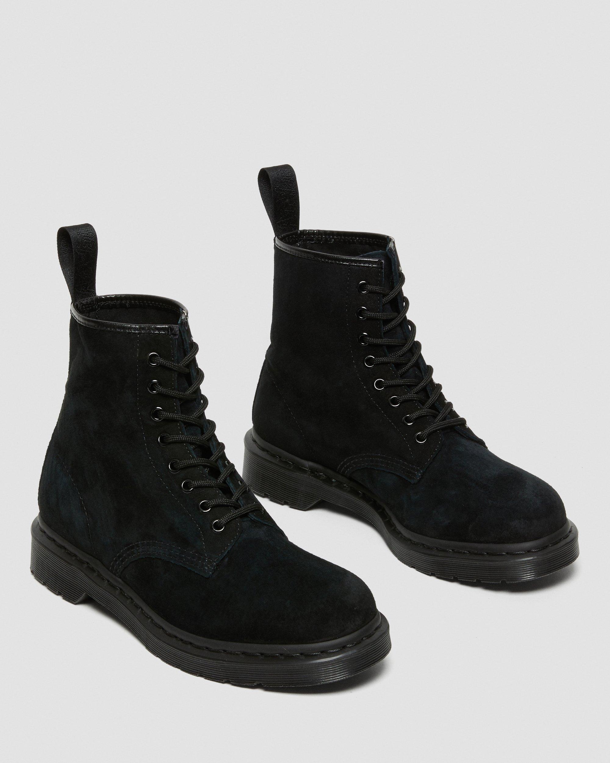 1460 MONO SUEDE ANKLE BOOTS in BLACK | Dr. Martens™