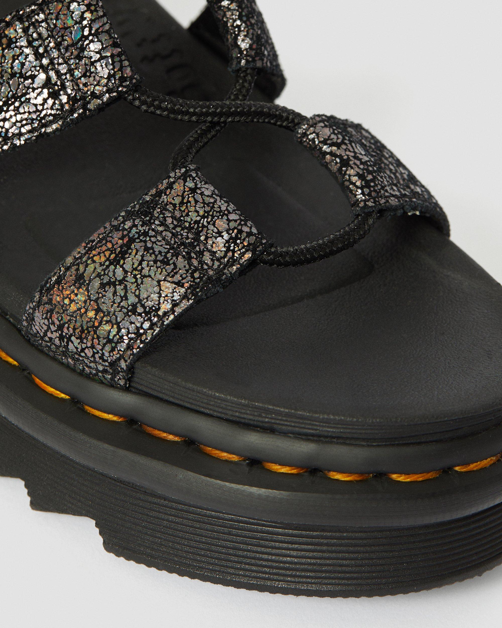 NARTILLA II IRIDESCENT CRACKLE SANDALS Dr. Martens