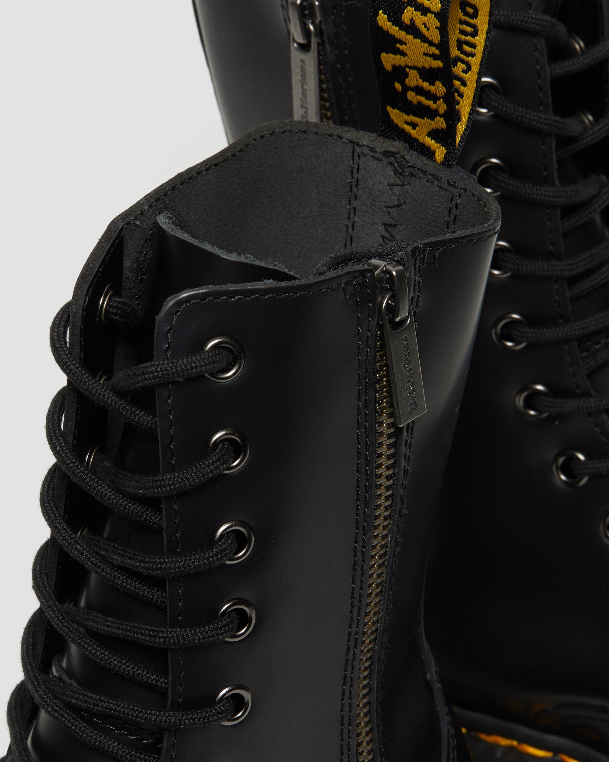 Jadon Hi Smooth Leather Platform Boots